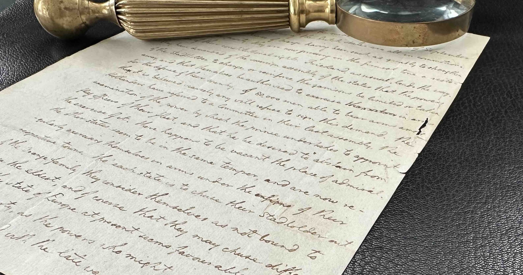 Thomas Jefferson autograph signed letter 1783