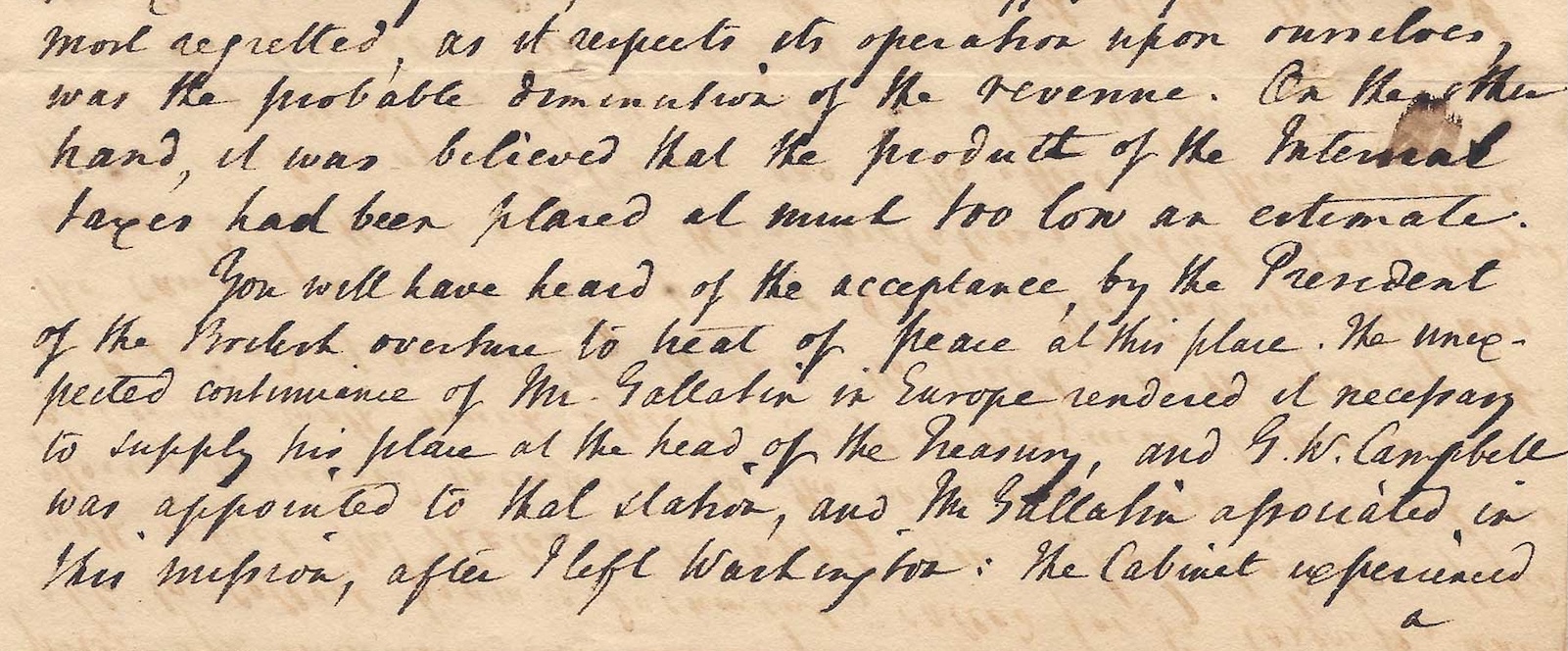 Autograph letter signed by Henry Clay 1814