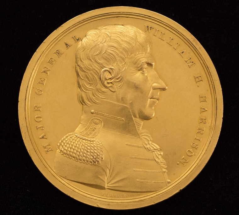 William Henry Harrison’s Original Congressional Gold Medal
