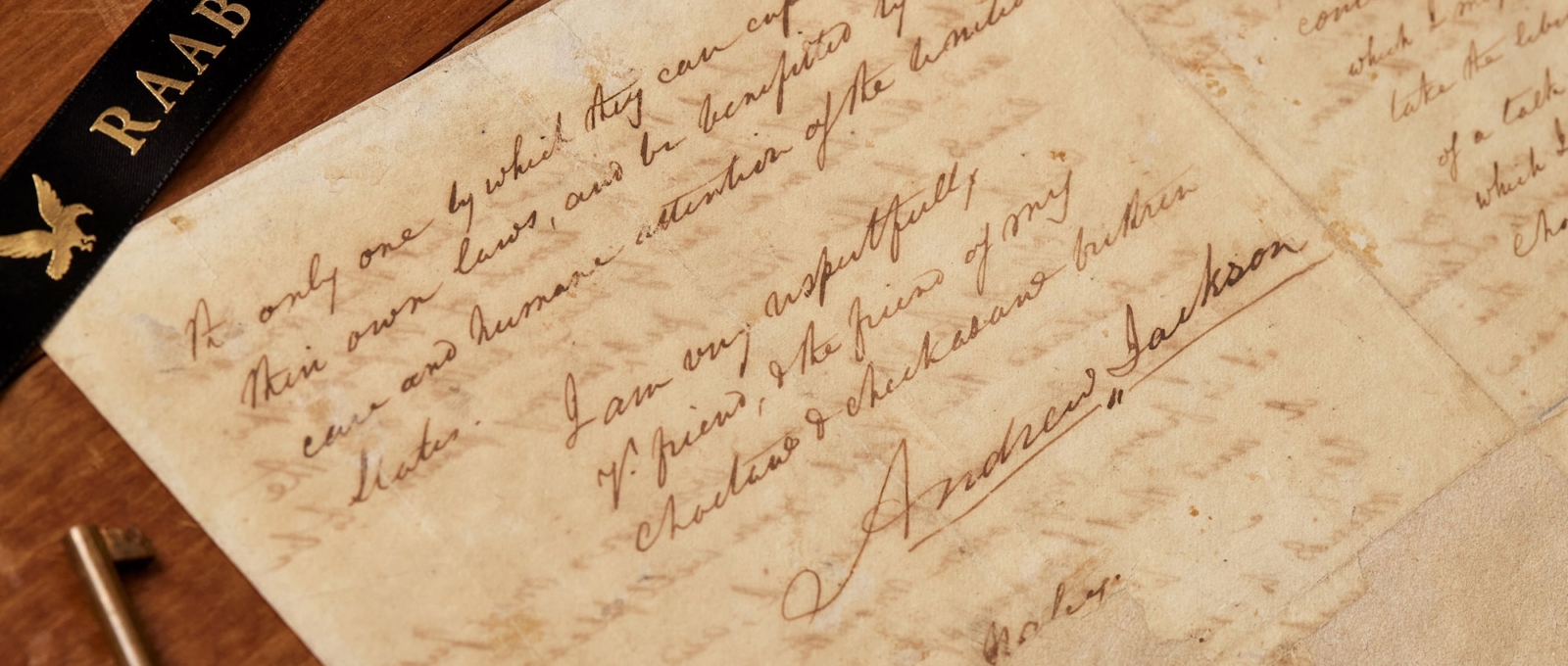 Andrew Jackson Trail of Tears letter