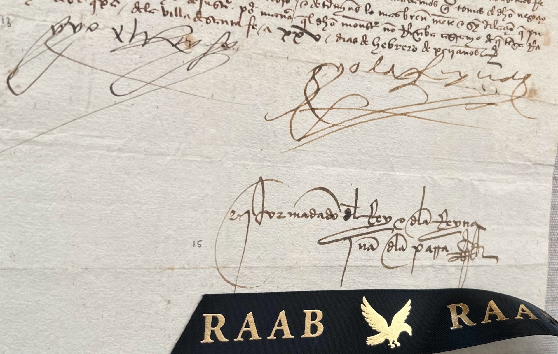 Document signed by King Ferdinand and Queen Isabella