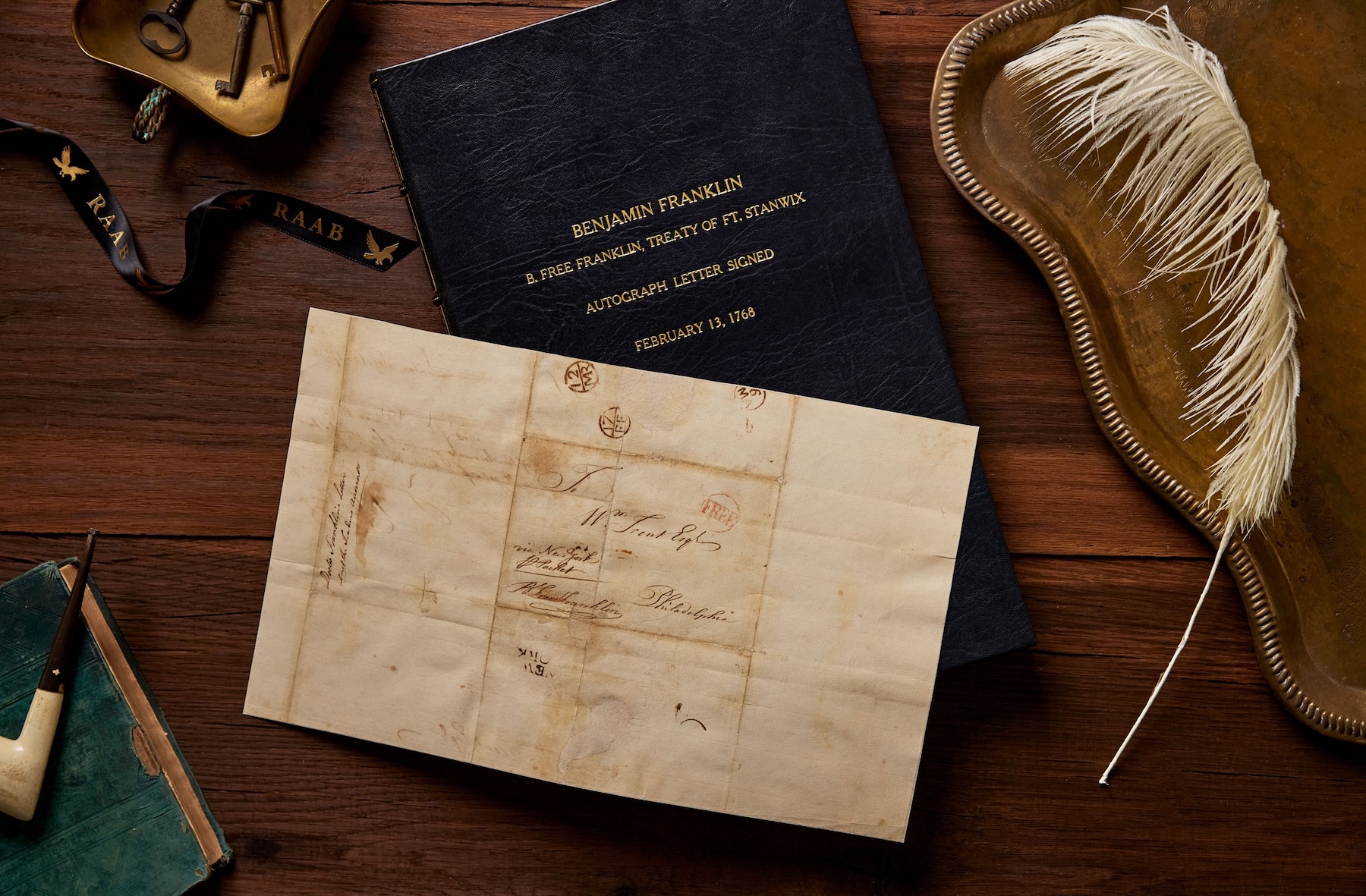 Benjamin Franklin signed document