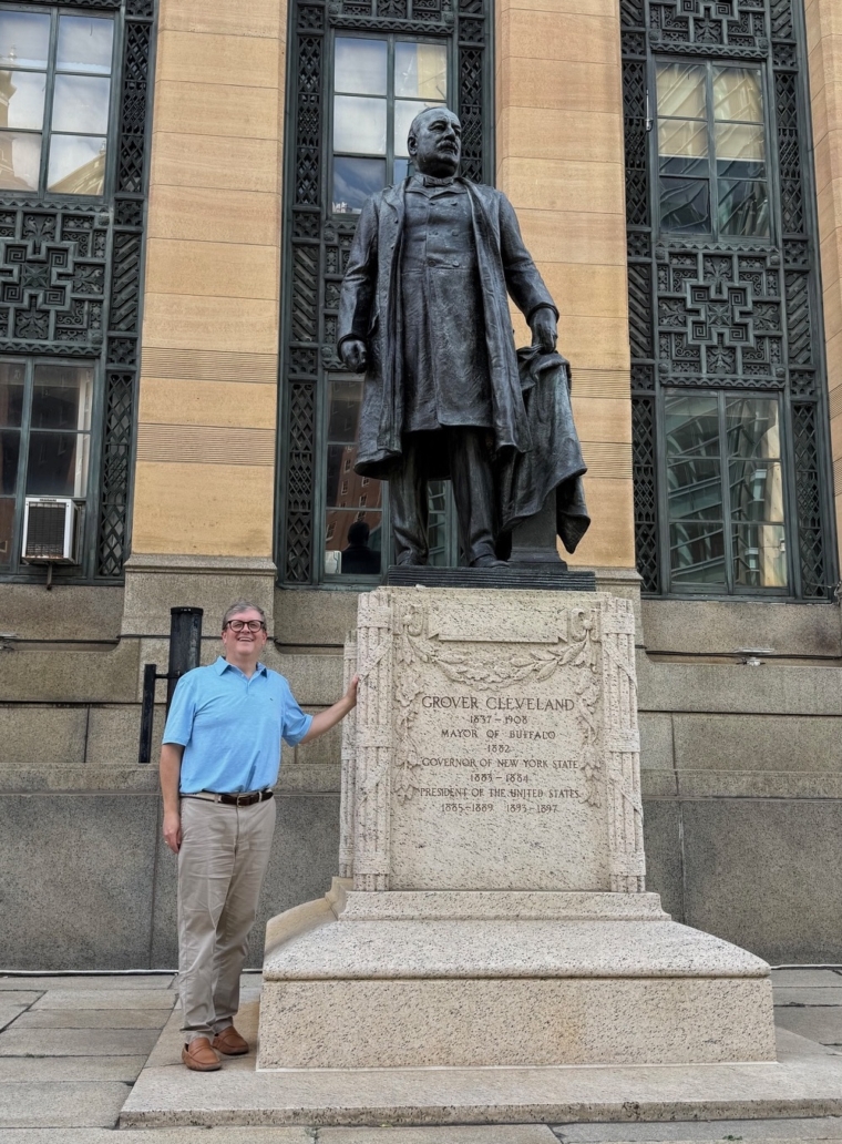 Statue of President Cleveland