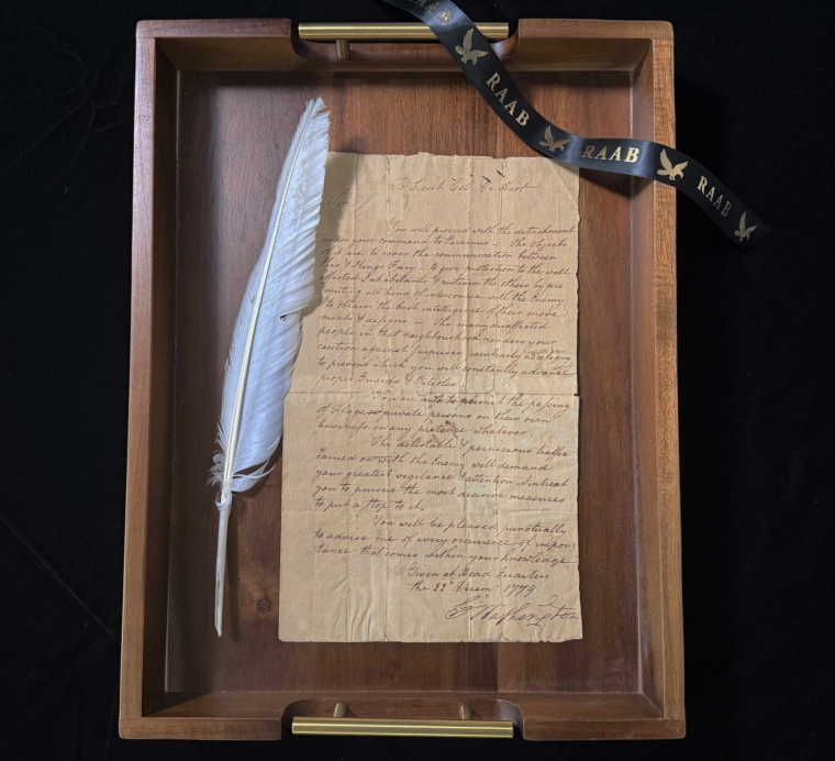 Washington signed letter 1779