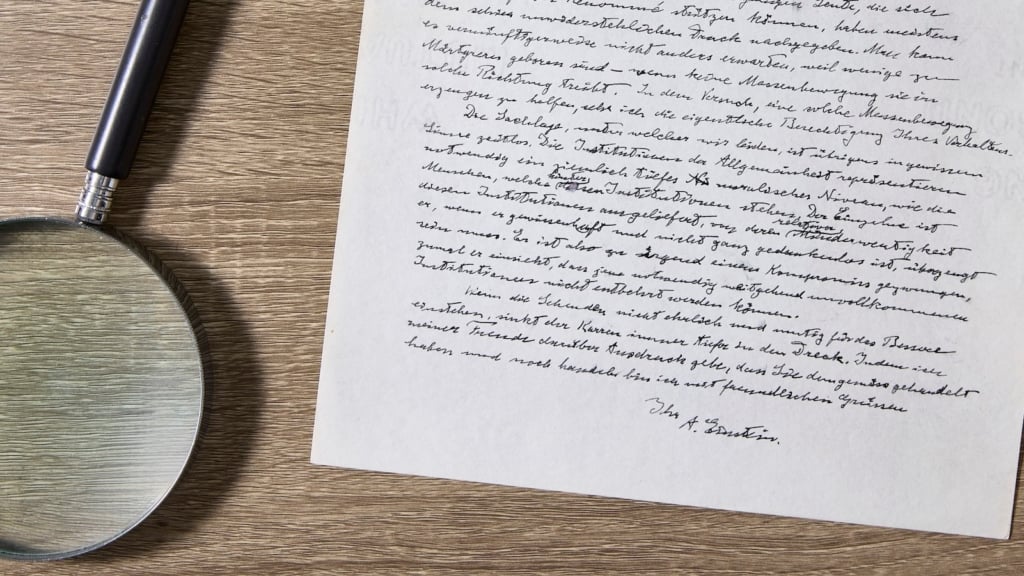 Albert Einstein autograph letter signed