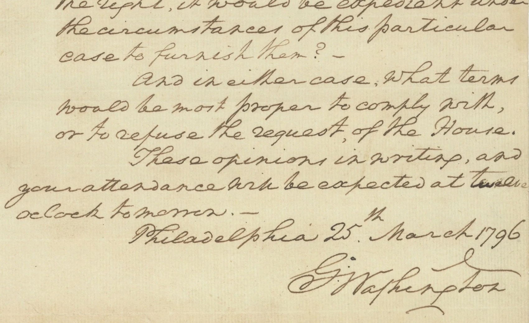 George Washington ALS