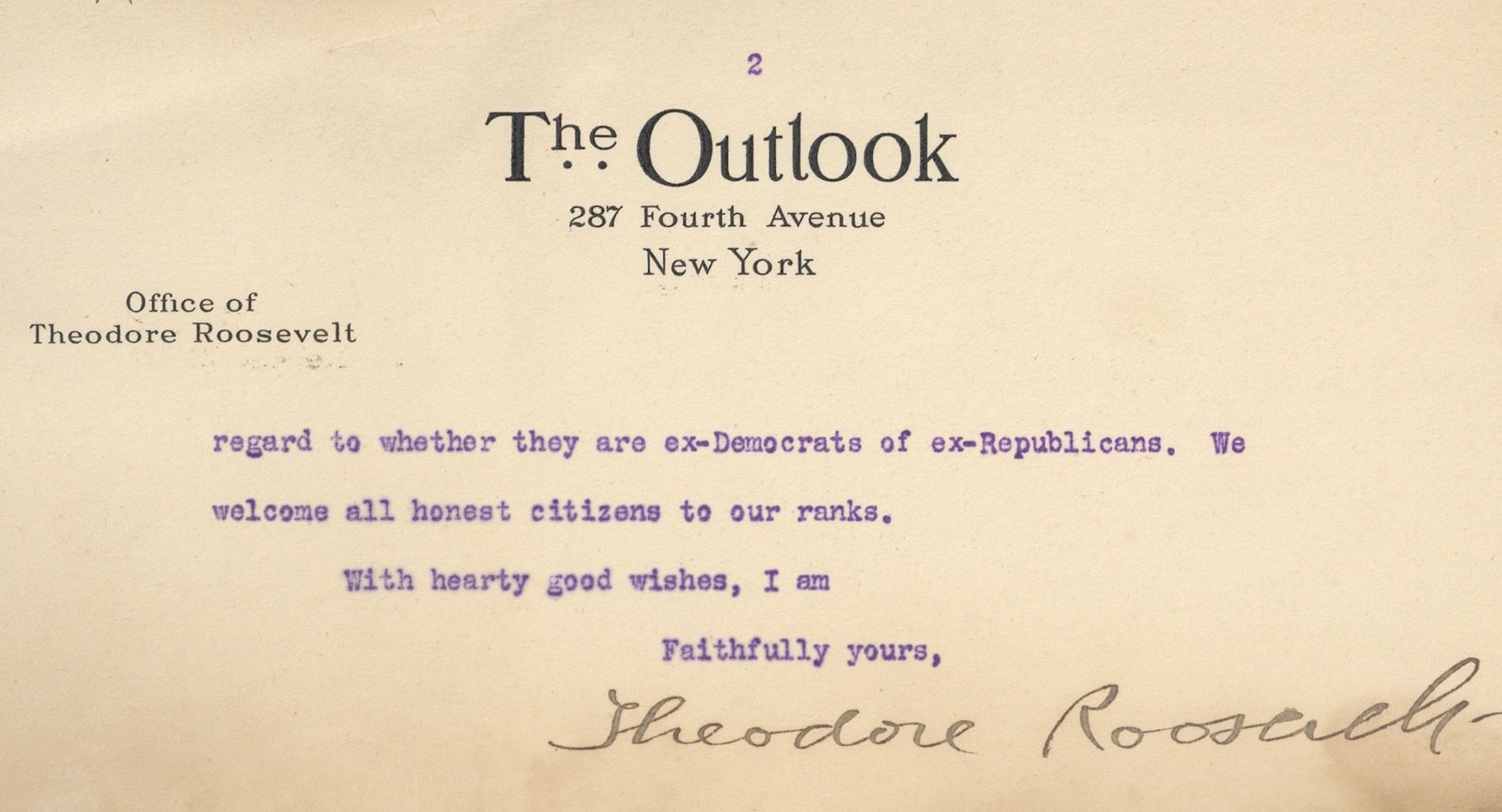Theodore Roosevelt TLS