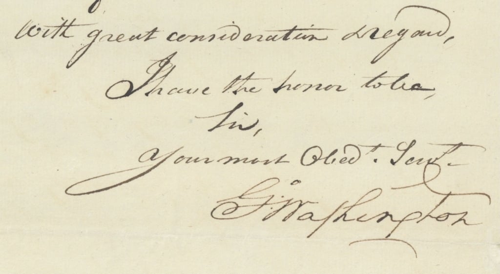 George Washington autograph