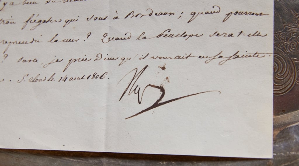 Napoleon autograph