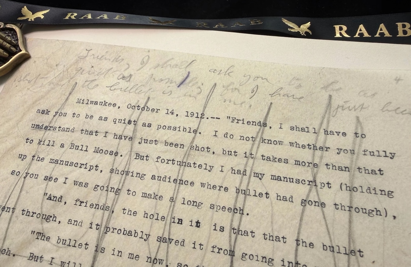 Theodore Roosevelt speech