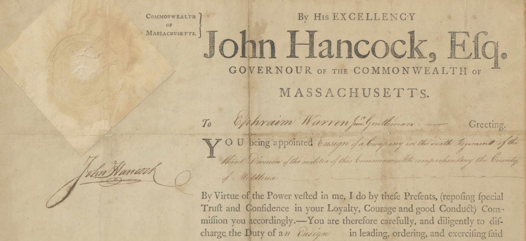 John Hancock Document Signed